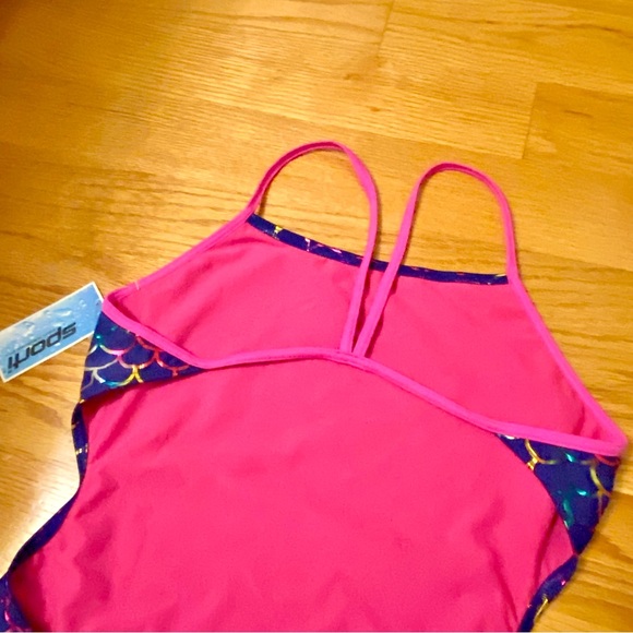 🎉SPORTI mermaid foil micro-back one-piece swimsuit - Picture 12 of 17